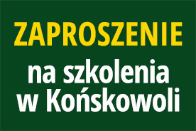 Zaproszenie na szkolenia w Końskowoli