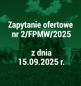 Informacja o wyborze oferty w postępowaniu konkursowym nr 2/FPMW/2025 z dnia 15.09.2025 r.